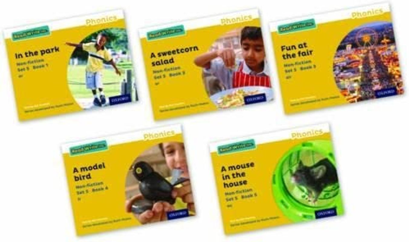 Read Write Inc. Phonics: Yellow Set 5 Non-fiction books (Mixed Pack of 5)