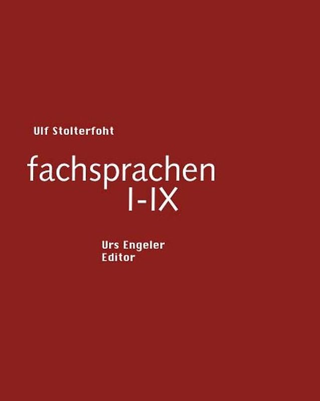 fachsprachen I-IX
