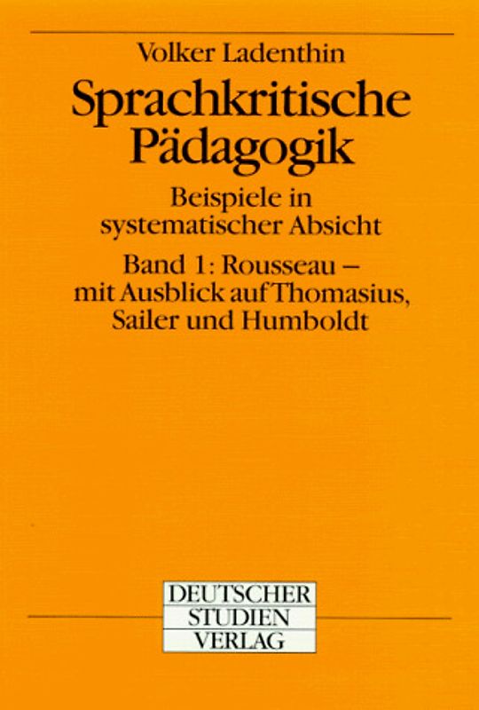Sprachkritische Pädagogik