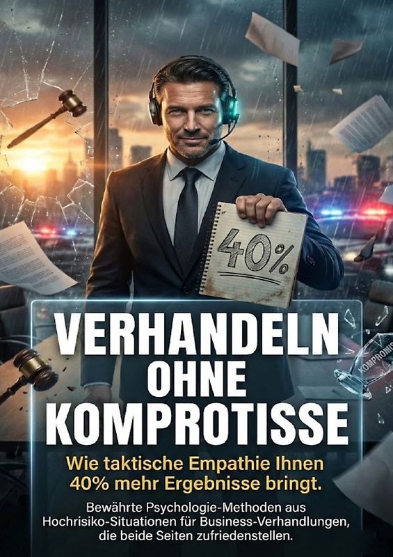 Verhandeln ohne Kompromisse: Wie taktische Empathie Ihnen 40% mehr Ergebnisse bringt