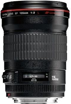 Canon EF 135 mm F2.0 L USM 72 mm Objectif (adapté à Canon EF) noir