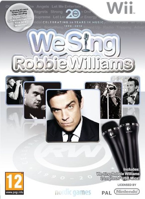 We Sing: Robbie Williams + 2 Microphones [Internationale Version] Nintendo Wii