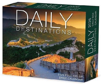 Daily Destinations 2026 5.4 X 6.2 Box Calendar