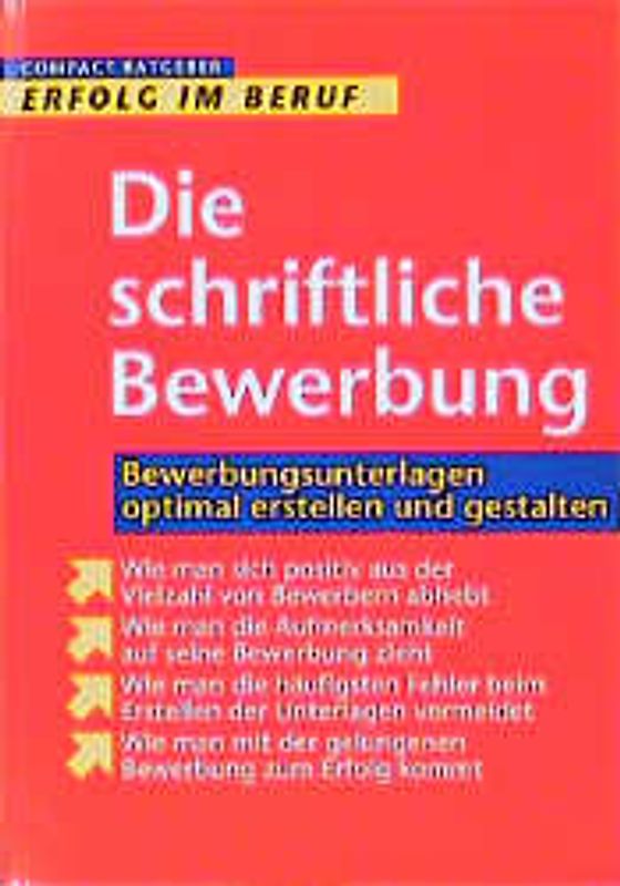 Die schriftliche Bewerbung