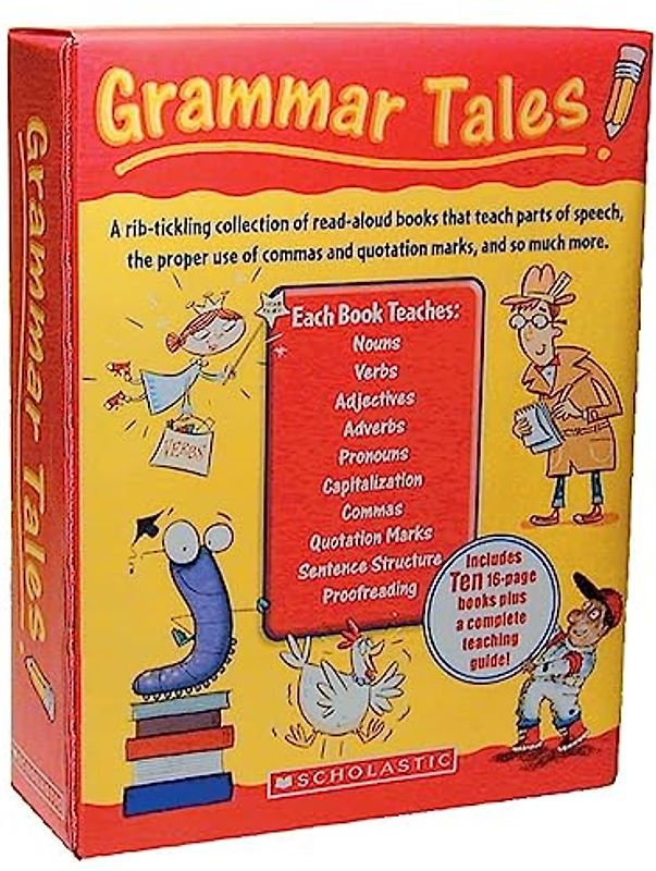 Grammar Tales Box Set: A Rib-Tickling Collection of Read-Aloud Books That Teach 10 Essential Rules of Usage and Mechanics