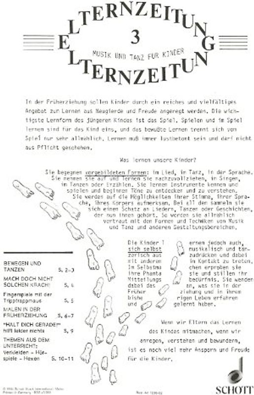 Die Tripptrappmaus. (2. Halbjahr). Elternzeitung.