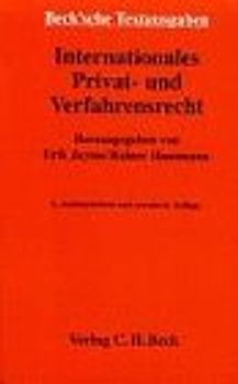 Internationales Privat- und Verfahrensrecht. Textausgabe