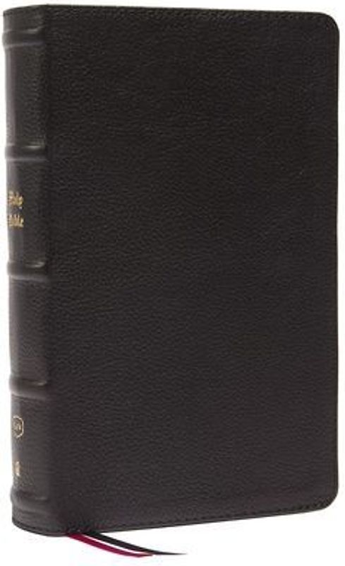 KJV Holy Bible: Large Print Single-Column with 43,000 End-Of-Verse Cross References, Black Genuine Leather, Personal Size, Red Letter, (Thumb Indexed): King James Version