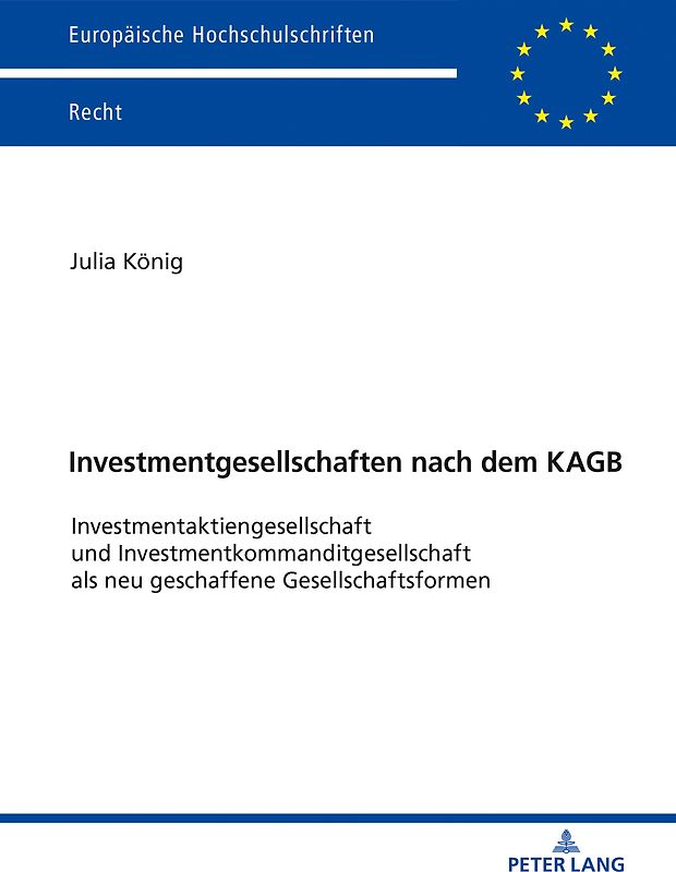 Investmentgesellschaften nach dem KAGB
