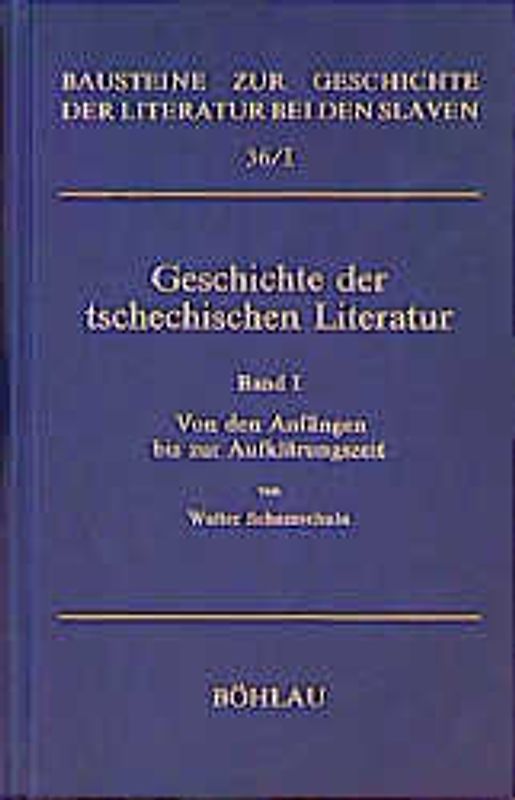 Geschichte der tschechischen Literatur