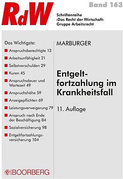 Entgeltfortzahlung im Krankheitsfall