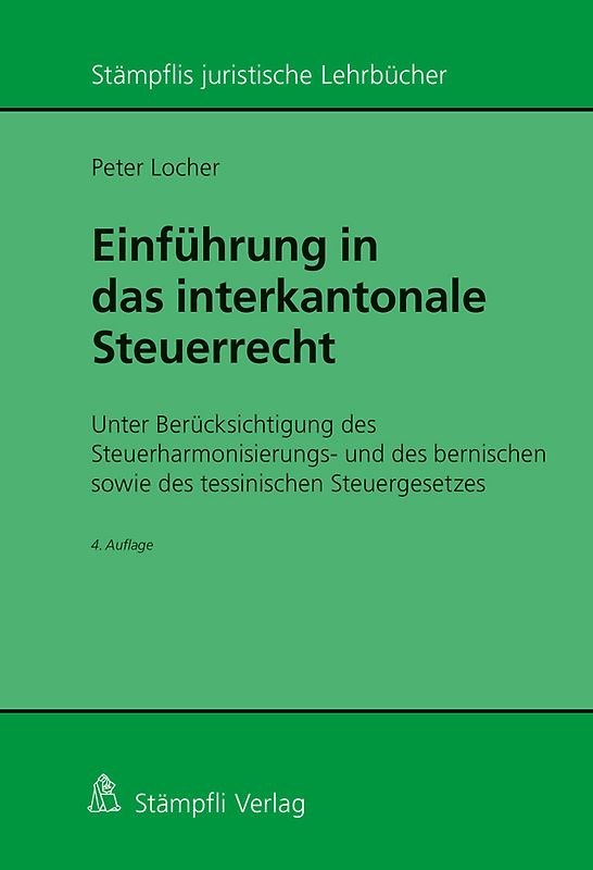 Einführung in das interkantonale Steuerrecht