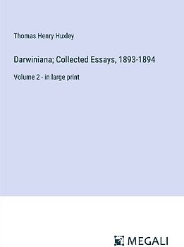 Darwiniana; Collected Essays, 1893-1894