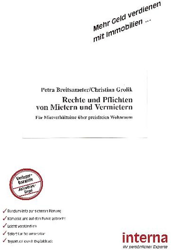 Rechte und Pflichten von Mietern und Vermietern