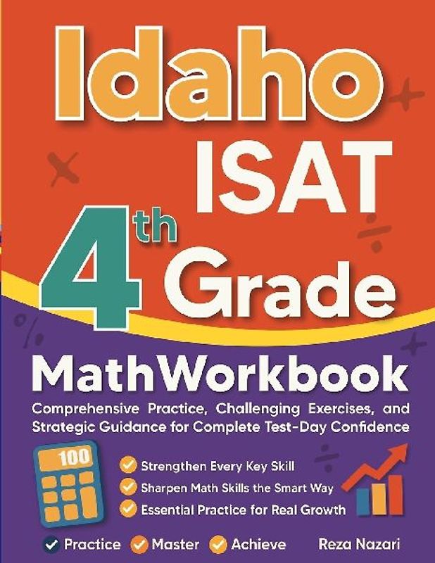 Idaho ISAT Grade 4 Math Workbook