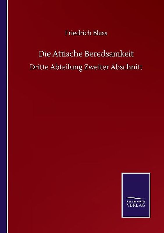 Die Attische Beredsamkeit