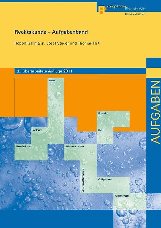 Rechtskunde – Aufgabenband