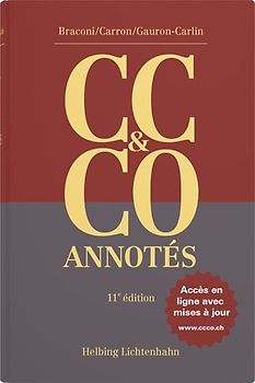 Code civil suisse et Code des obligations annotés (CC & CO)