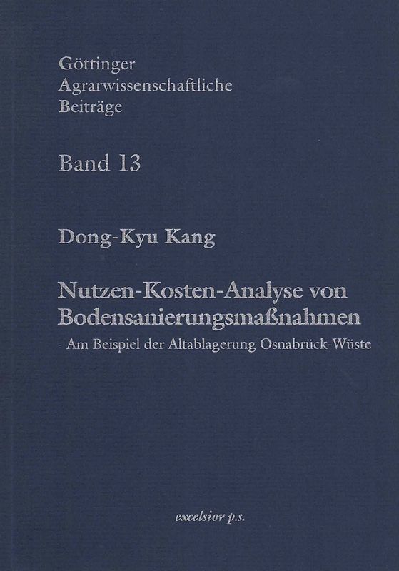 Nutzen-Kosten-Analyse von Bodensanierungsmassnahmen