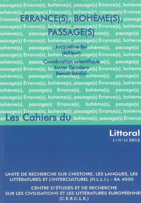 Errance(s), bohème(s), passage(s)