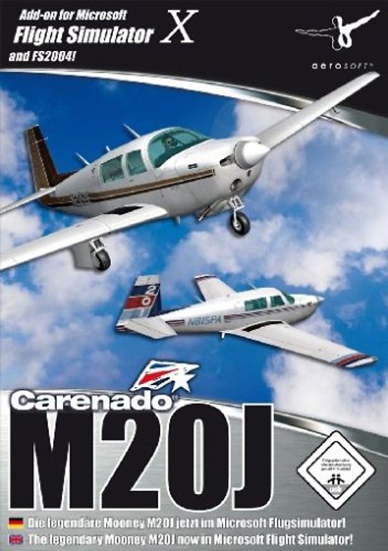 MS FS 2004/FSX AddOn Carenado Mooney M20J PC Spiele