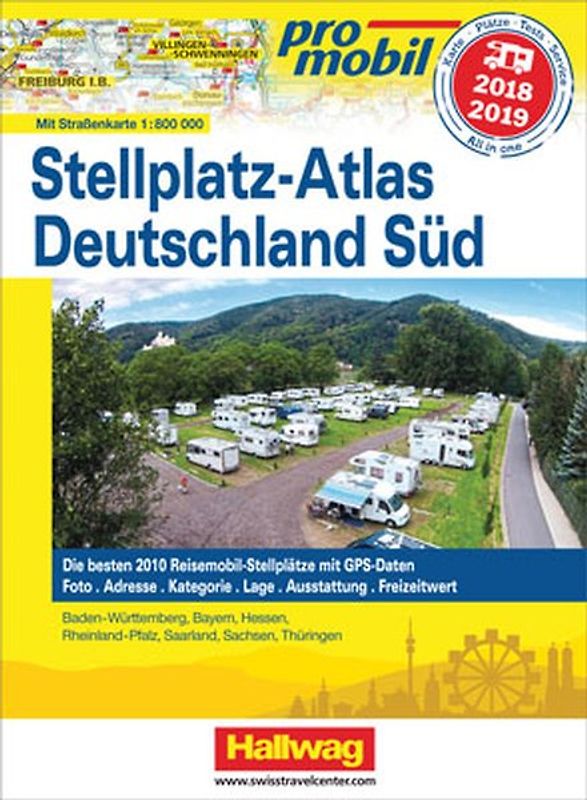 Deutschland Süd Stellplatz-Atlas 2018/2019