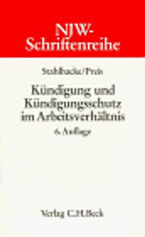 Kündigung und Kündigungsschutz im Arbeitsverhältnis