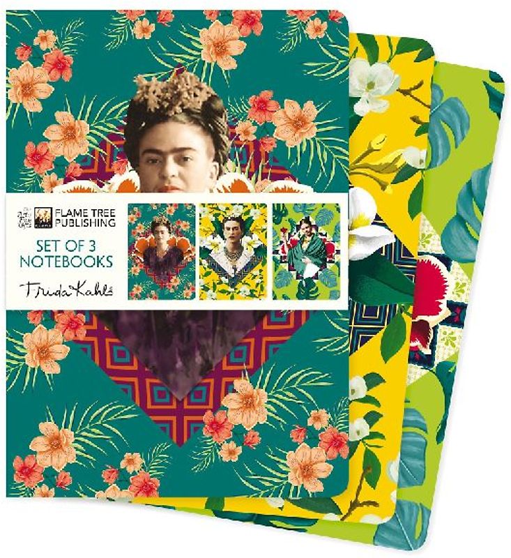Frida Kahlo Set of 3 Standard Notebooks