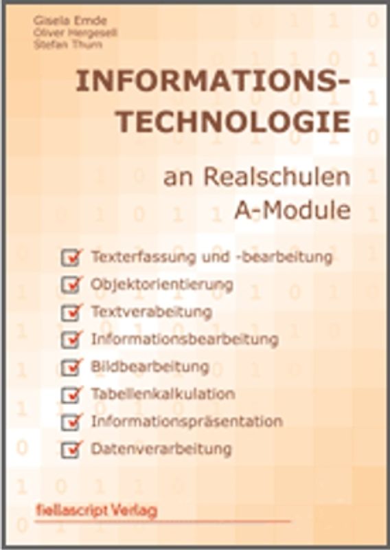 Informationstechnologie an Realschulen A-Module