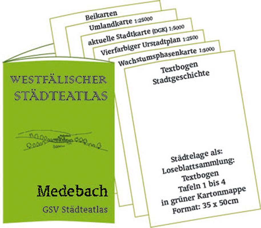Stadtmappe Medebach - Westfälischer Städteatlas
