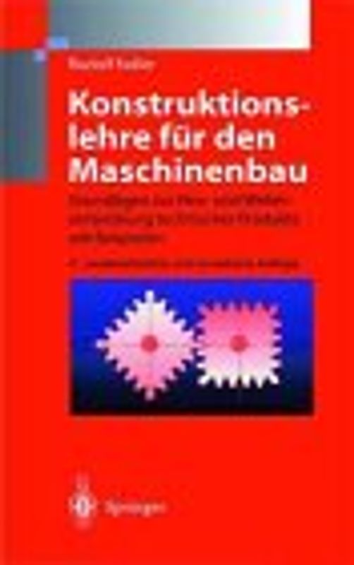 Konstruktionslehre für den Maschinenbau