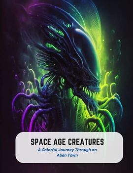 Space Age Creatures: A Colorful Journey Through an Alien Town