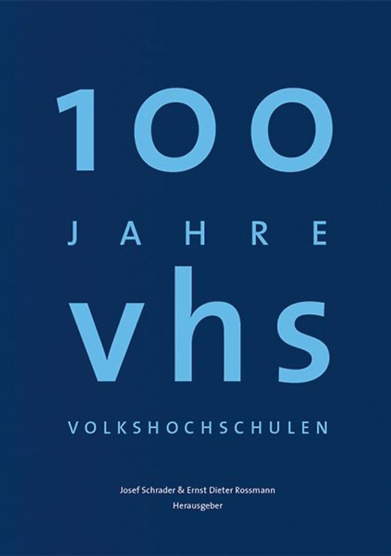 100 Jahre Volkshochschulen