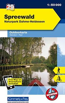 Spreewald Nr. 29 Outdoorkarte Deutschland 1:50 000
