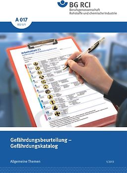 A 017 - Gefährdungsbeurteilung - Gefährdungskatalog