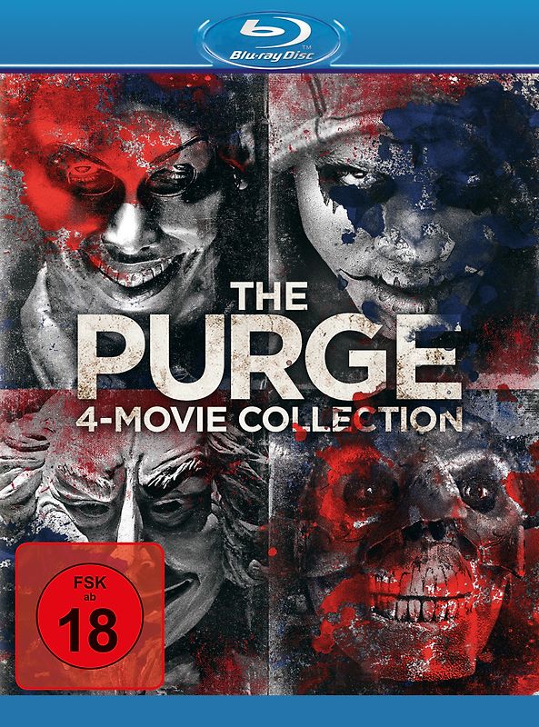 The Purge 4-Movie-Collection [4 Discs] Blu-ray Disc