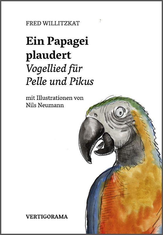 Ein Papagei plaudert