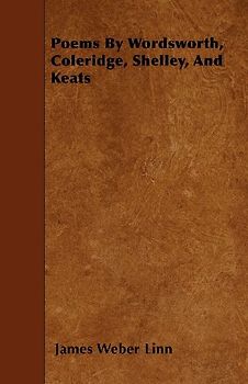Poems By Wordsworth, Coleridge, Shelley, And Keats