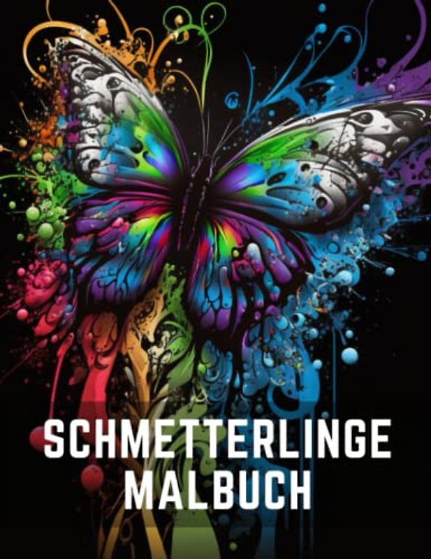 Schmetterlinge Malbuch für Erwachsene | Schöne Schmetterling Malvorlagen mit Mandala Muster zum Entspannen