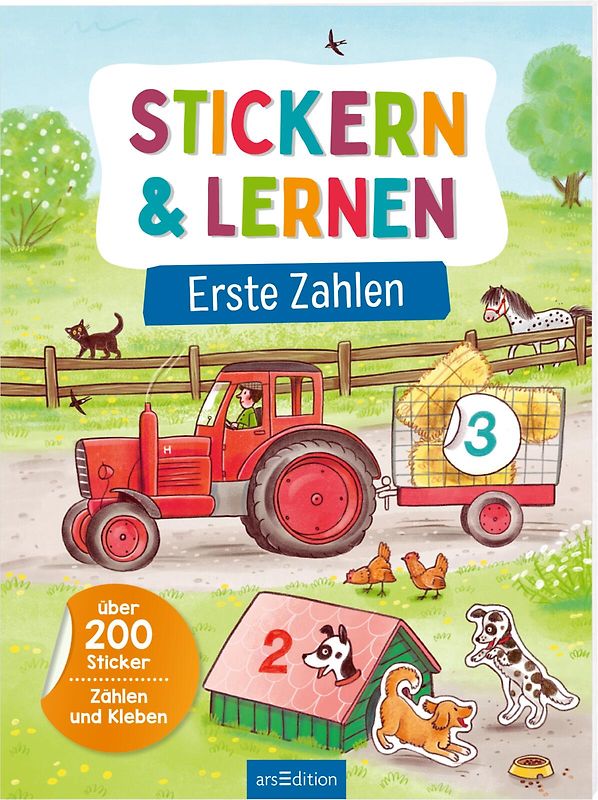 Stickern & Lernen – Erste Zahlen