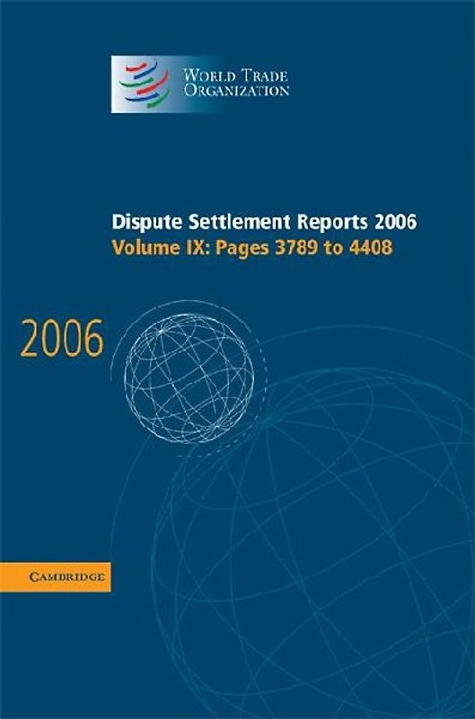 Dispute Settlement Reports 2006