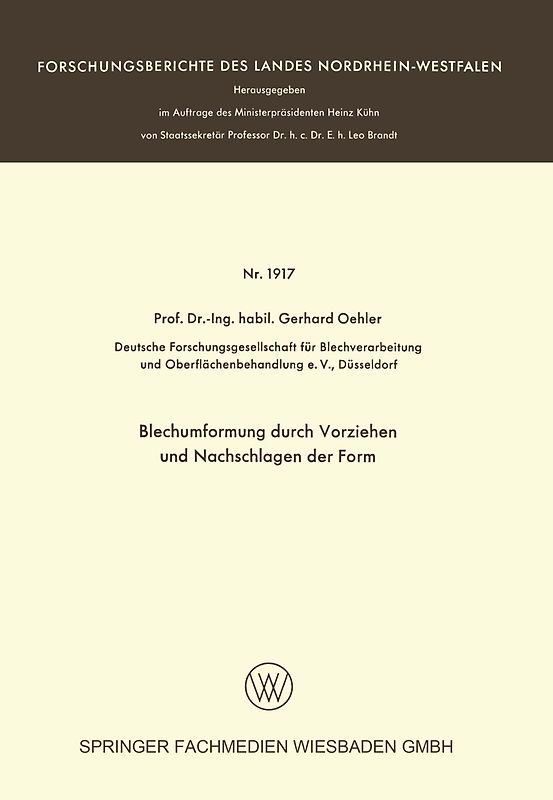 Blechumformung durch Vorziehen und Nachschlagen der Form