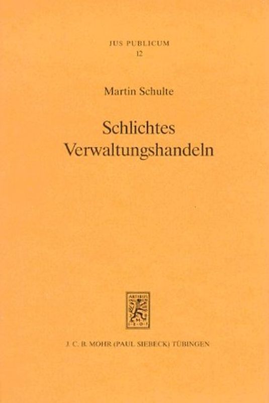 Schlichtes Verwaltungshandeln