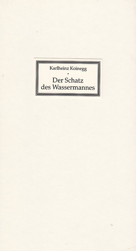 Der Schatz des Wassermannes