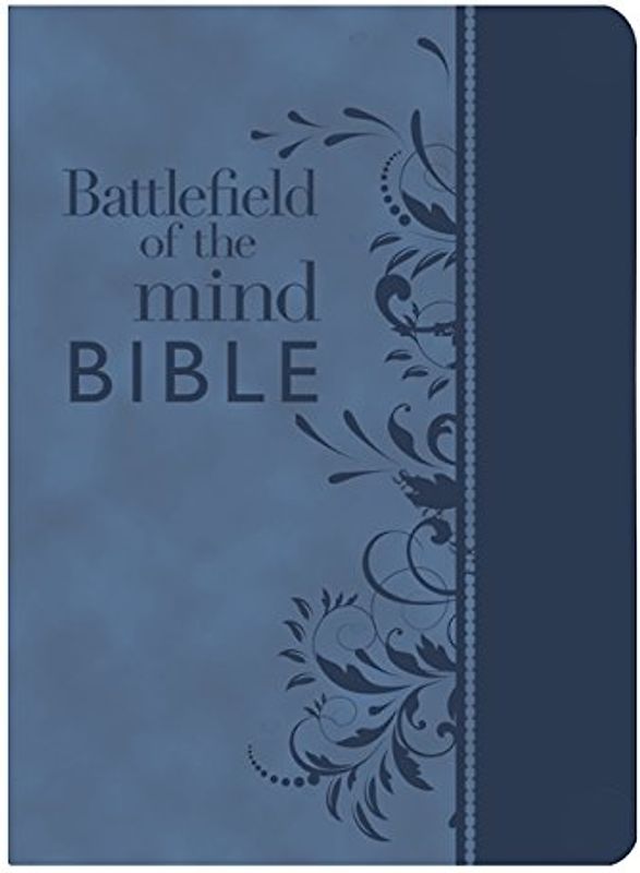 Battlefield of the Mind Bible, Blue Leatherluxe(r)