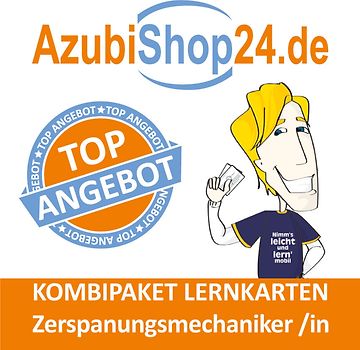 Kombi-Paket Zerspanungsmechaniker Lernkarten