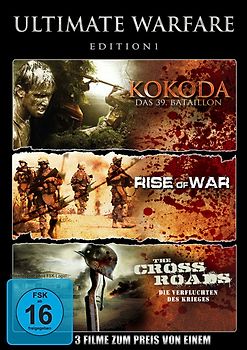 Ultimate Warfare - Edition 1 - Kokoda - Das 39. Bataillon / Rise Of War / The Cross Roads - Die Verfluchten des Krieges DVD