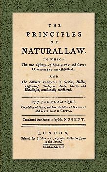 The Principles of Natural Law (1748)