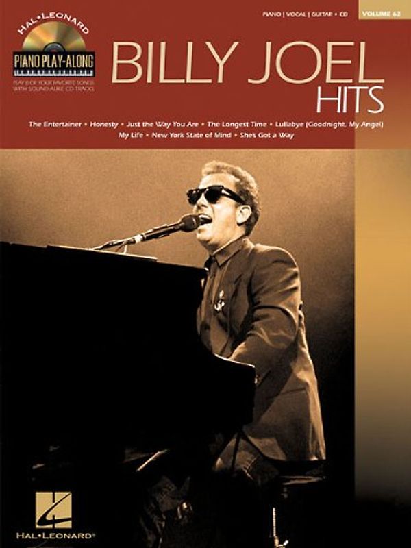 Piano Play Along Volume 62 Billy Joel Hits Pf Book/Cd (Hal Leonard Piano Play-Along) - Various