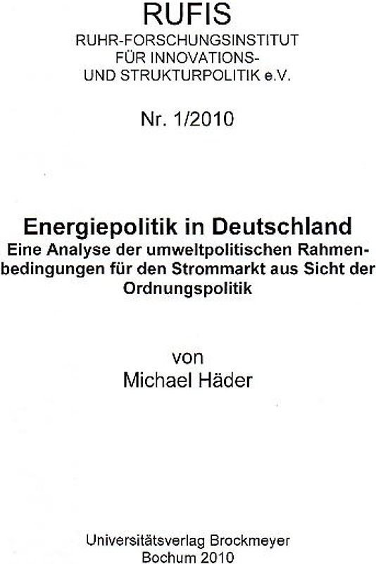 Energiepolitik in Deutschland